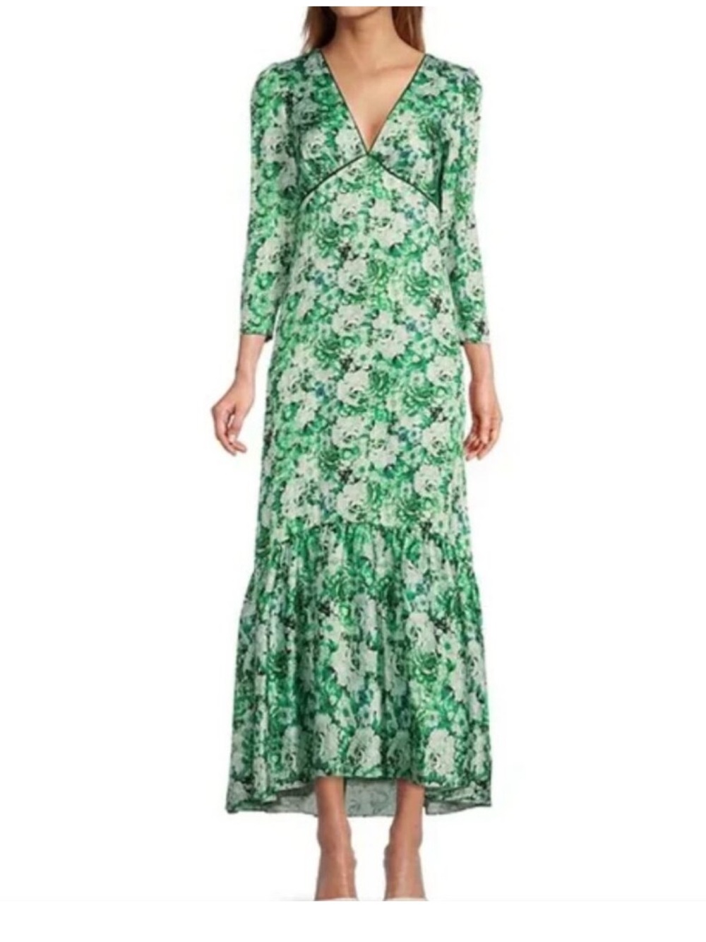 Antonio Melani x Kimberly Whitman Celia
Greenery Floral Print Maxi
Dress Size 2